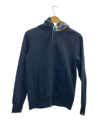 A BATHING APE (BAPE) Felpa con cappuccio zip A BATHING APE nera S usata