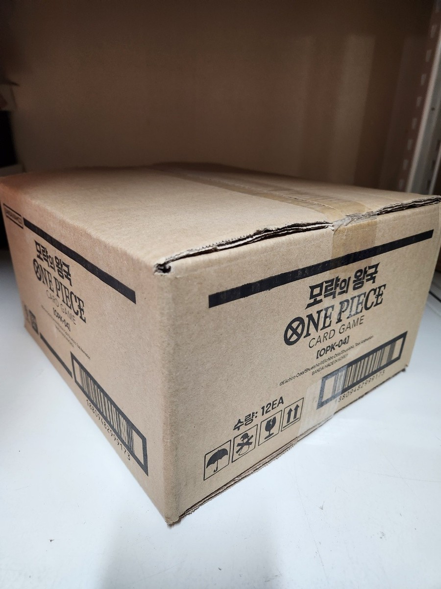 Sealed] KINGDOMS OF INTRIGUE ONE PIECE CARD KOREAN Booster Case