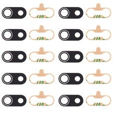 10 PCS Back Camera Lens for Xiaomi Redmi 8A, For Xiaomi Redmi 8A