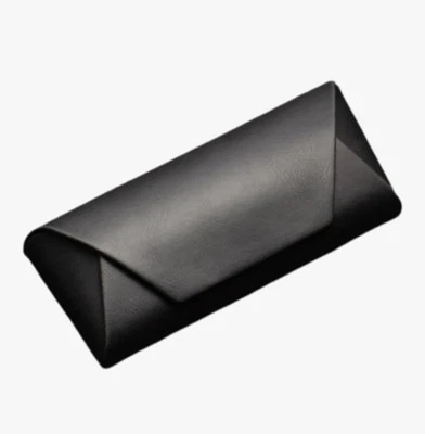 COSIESNEST Glasses Case for Men Sunglasses Case Women Sunglasses Case 1Pcs PU Leather Black