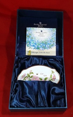 Das '' For You '' Schmuck Tablett Bordüre Fine Arts Emaille A4465 in OVP 