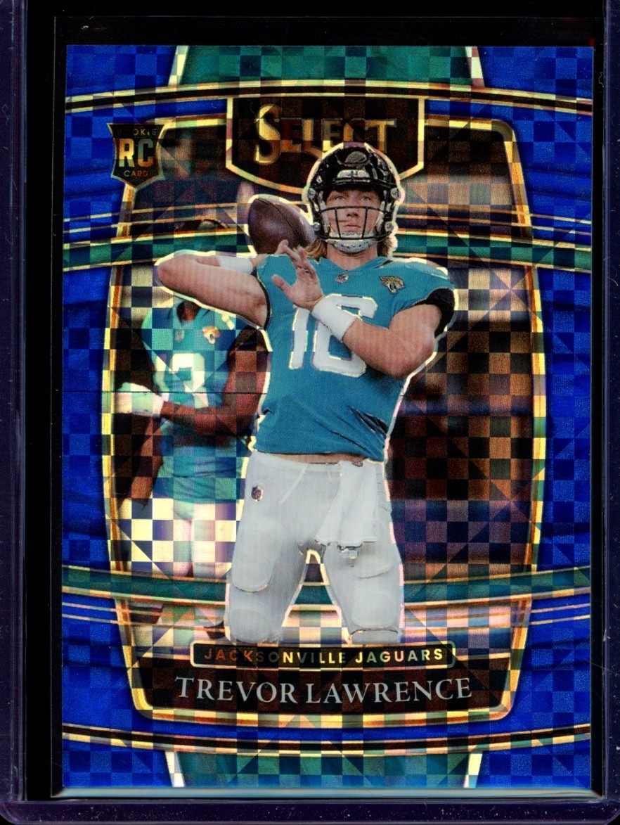 2021 Panini Select #43 Trevor Lawrence Blue /199