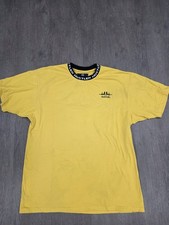 Vintage Hustler Club Yellow Shirt Size XL