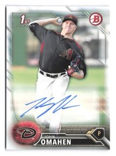 John Omahen Auto 2016 Bowman 1st #PA-JO Prospect Rookie Diamondbacks