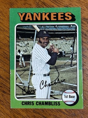 Chris Chambliss 1975 Topps #585 New York Yankees