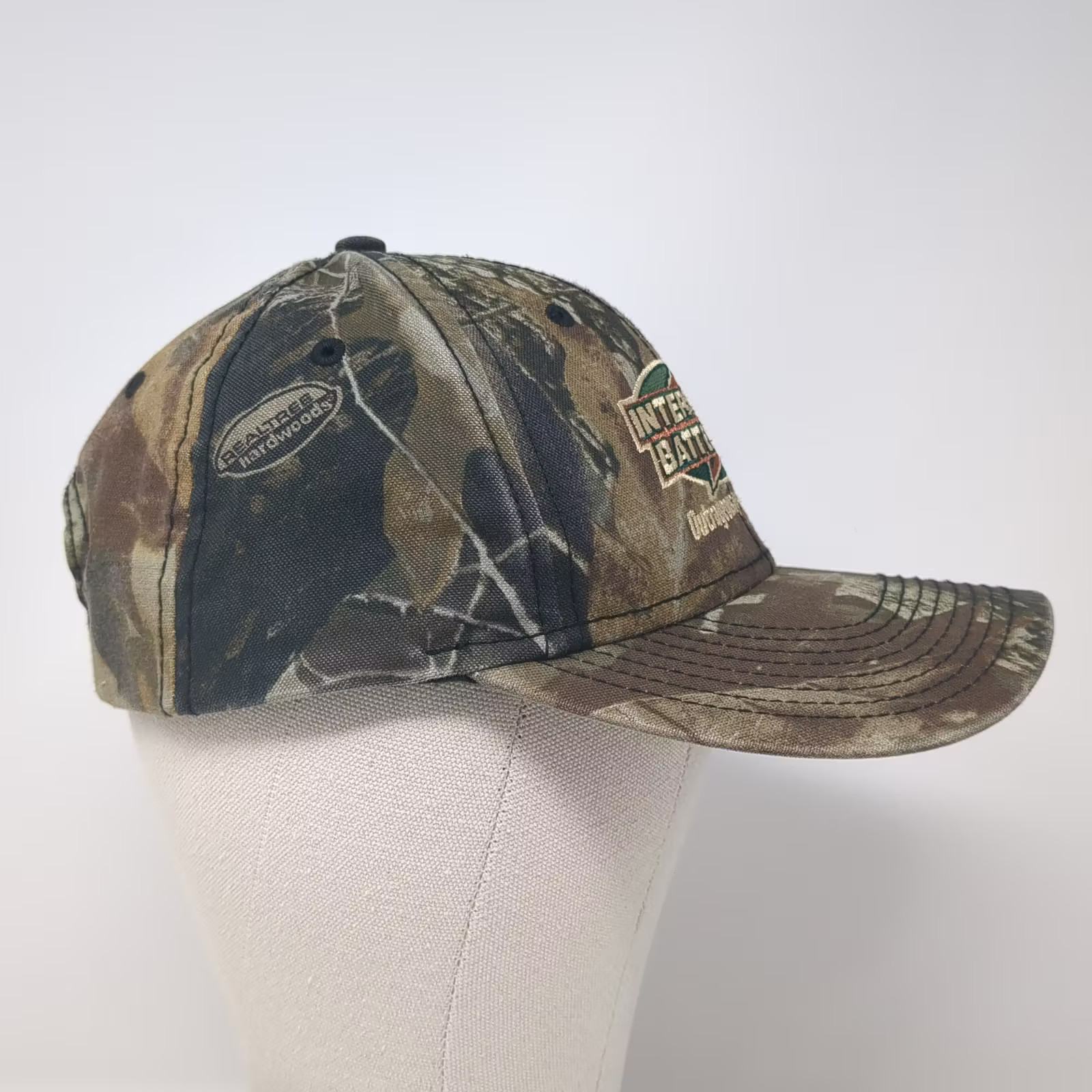 Baseball Cap Brown Green Hat Interstate Batteries… - image 5