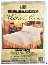 Better Home Fitted Mattress Protector Heavy-Duty Vinyl Cover, Twin
