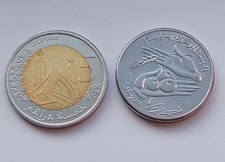 African coins lot 2 pcs. Morocco 5 Dirhams 2023 & Tunisia 1/2 Dinars 2021 UNC