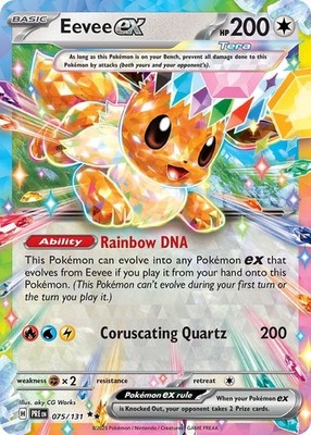 Pokémon TCG - Prismatic Evolutions - Eevee ex - 075/131