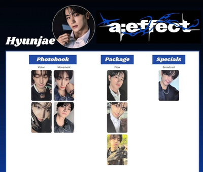 THE BOYZ TBZ - a;effect Album Official PHOTOCARD BOOK / Package