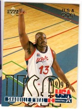 1995-96 Upper Deck Shaquille O'Neal #321 Team USA Card
