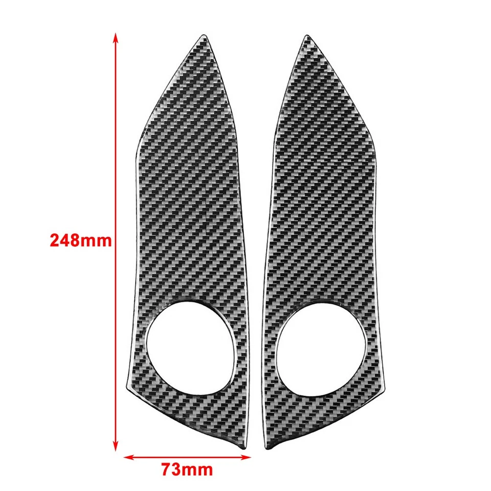 Carbon Fiber Emergency Warning Light Switch Cover Trim Fit Toyota RAV4 06-12 Red - Image 2 of 4