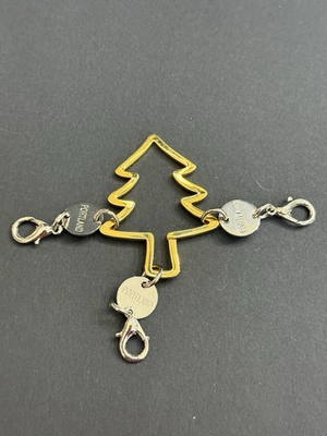 #ad Portland Pine Tree 3 Clip lobster clasp Keychain Or Bag Clips For Accessories $9.99