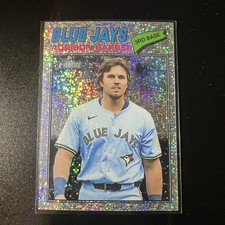 2026 Topps Heritage - Addison Barger - Silver Sparkle Parallel #370 - Blue Jays