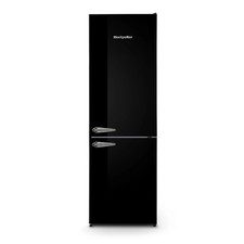 Image of Montpellier MAB386EK - Black Retro No Frost Fridge Freezer - 395L Capacity - E