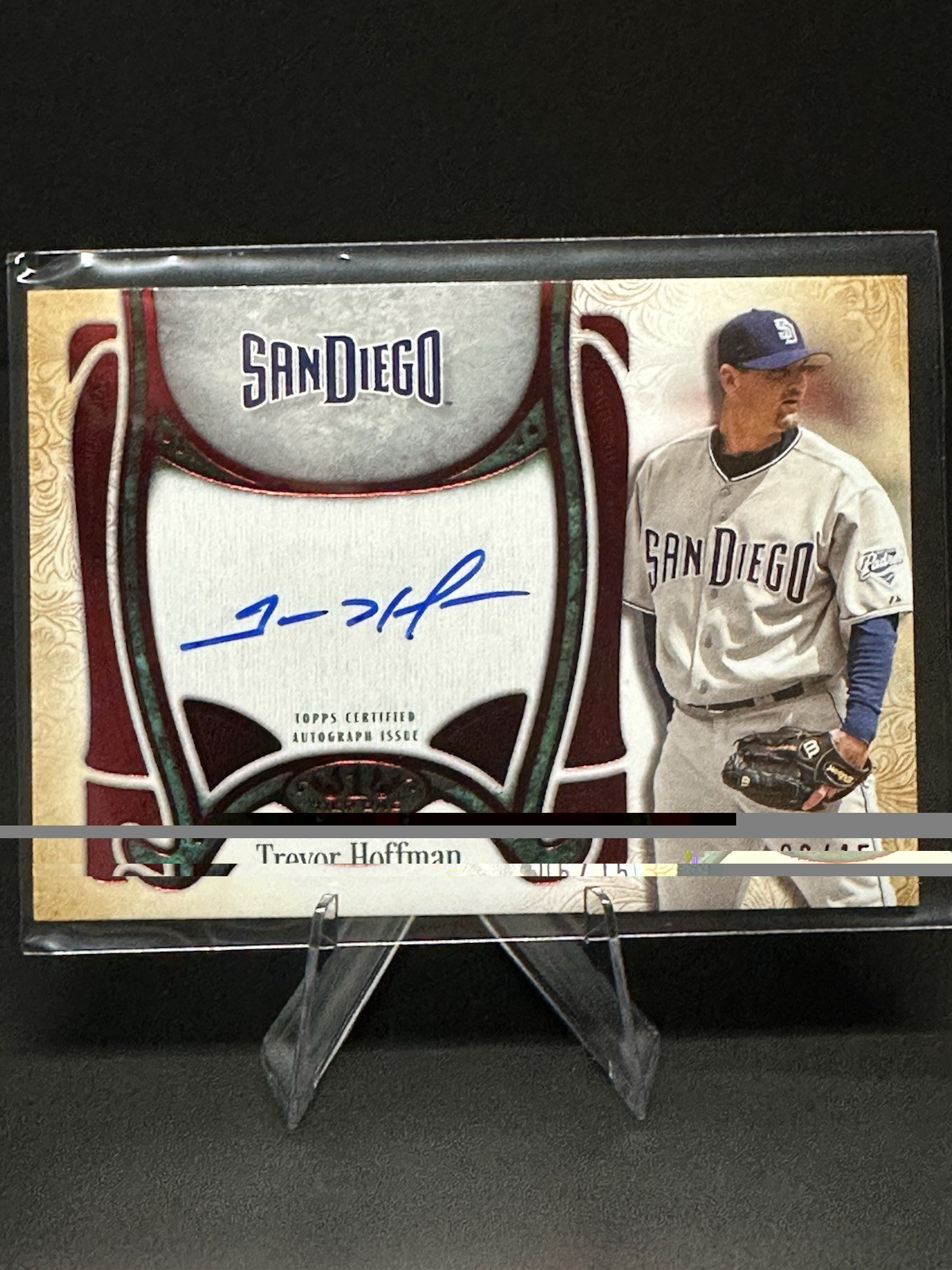 Trevor Hoffman 2026 Topps Tier One Red Foil Autograph 06/15 San Diego