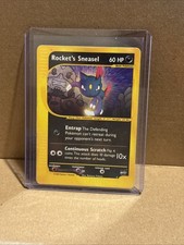 Rocket's Sneasel 5 LP Best of Game Promo Pokemon Card on eBay