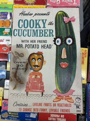 Vintage 1966 Hasbro Toy COOKY THE CUCUMBER WITH HER FRIEND MR POTATO HEAD