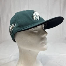 Reebok NFL Elements Flat Brim 7-1/8 Philadelphia Eagles Multi Logo Embroidered