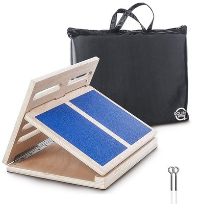 Professional Slant Board for Calf Stretching - Adjustable Wooden Incline Boar...