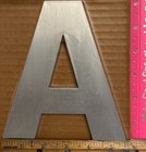 Aluminum Metal Hanging Letter A Decorative Alphabet Silver Satin Finish Hanging — photo 2