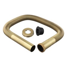 Standard Fit Flexible Brass Hose Siphon Compatible with Various Basins