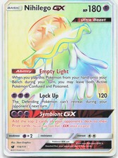 Nihilego GX (Secret) Secret Rare SM - Crimson Invasion SM04 Holo 114/111 NM