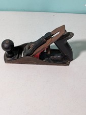 Vintage Stanley Handyman H1204 Smooth Bench Plane Made In USA 9" Red Frog