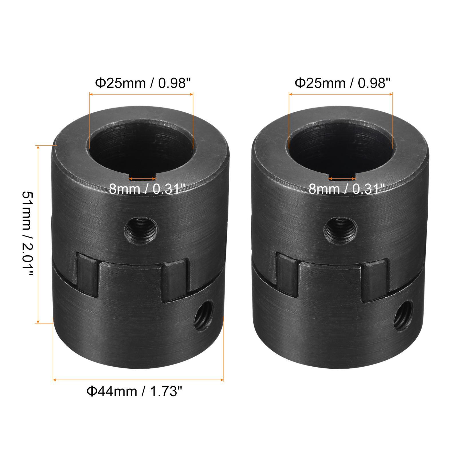 Accouplement flexible 25mm éliminant le désalignement des arbres moteur
