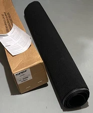 4 ft x 6 ft Black Entrance Mat, Notrax Ovation 141S0046BL Heavy Duty Loop Pile