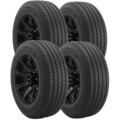 (QTY 4) P245/70R17 Bridgestone Dueler H/T 684 II 108S SL Black Wall ...