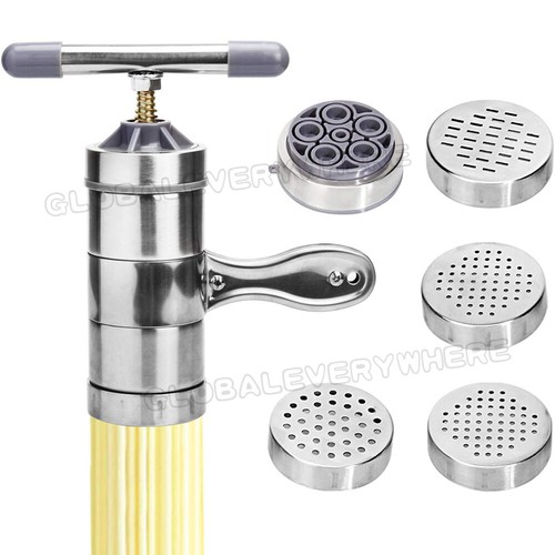 Kitchen Noodle Maker Machine Stainless Steel Pasta Fruit Juicer Press Spaghetti - Picture 2 of 10