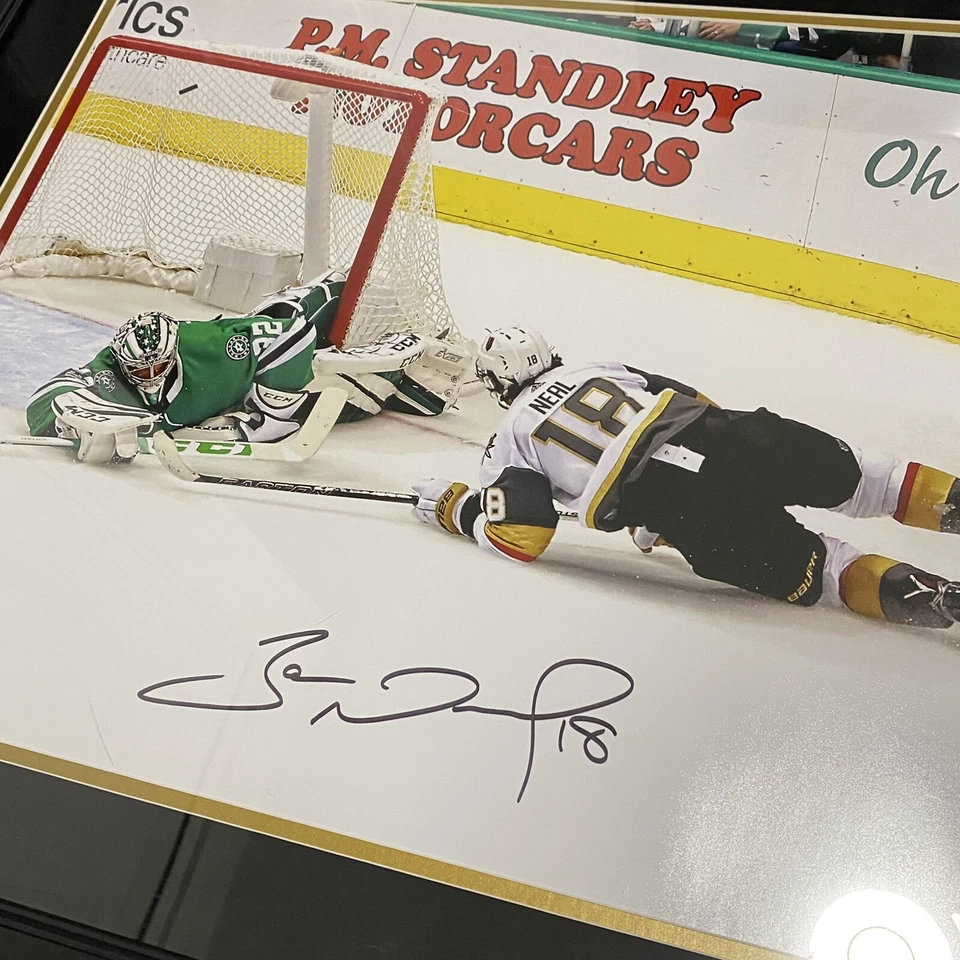 James Neal Vegas Golden Knights Autograph FRAMED (Fanatics COA) - Image 4 of 4