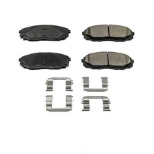 Disc Brake Pad Set-Front Z17 Low-Dust Ceramic Brake Pads with Hardware 17-1814