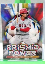 2021 Topps Chrome Baseball Anthony Rendon Prismic Power Insert Refractor PP-15
