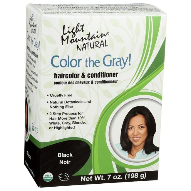 Light Mountain Color the Gray! Black 7 oz Box