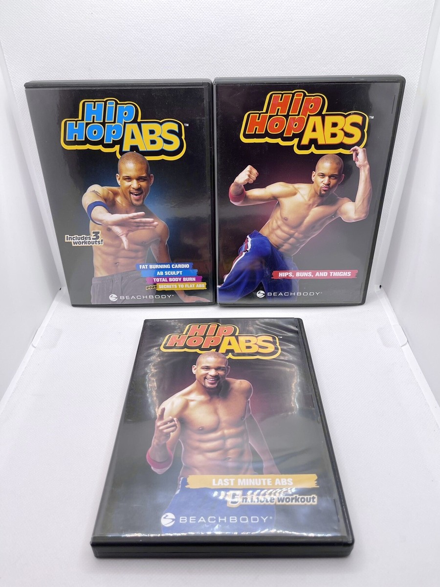 Lot of Hip Hop Abs Workout DVDs Hips, Buns Thighs, Last Minute