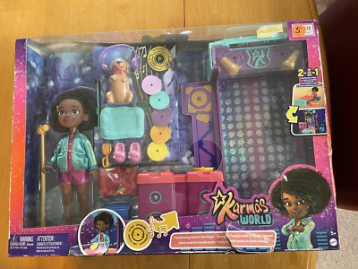 New Karma s World Transforming Musical Star Stage Playset Dented Package
