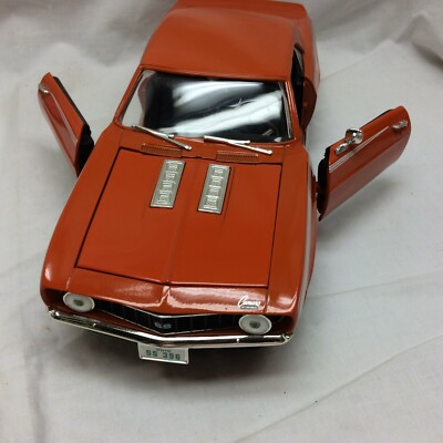 ERTL Toy Car 1969 Chevy Camaro 1/18 Orange | eBay