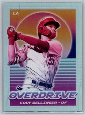 2021 Panini Chronicles Overdrive Holo #19 Cody Bellinger  Los Angeles Dodgers
