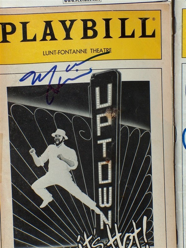 MAURICE HINES UPTOWN SIGNED BROADWAY PLAYBILL