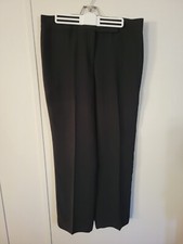 Black Dressy Slack 12P front zip button and clasp closure polyester