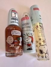 Peanuts Snoopy Holiday Limited Edition 2022 Wet N Wild Make Up Polish Lips 3pc