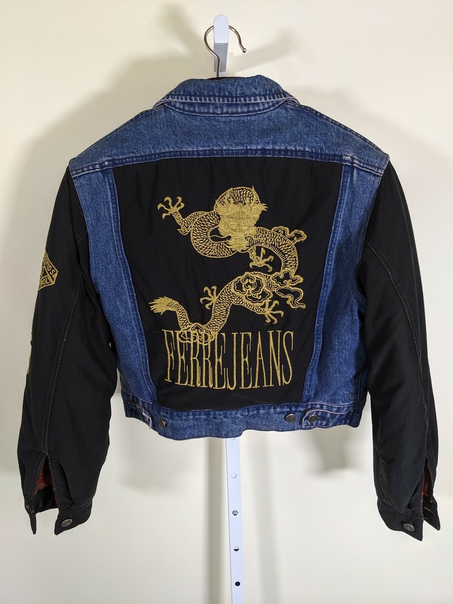Gianfranco Ferre Jeans Vintage 90s Reversible Dragon Gianfranco Ferre Jeans Vintage 90s Reversible Dragon