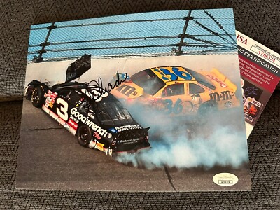 Ken Schrader Signed 8 X 10 Photo Jsa Authenticated NASCAR Dale Earnhardt 2001