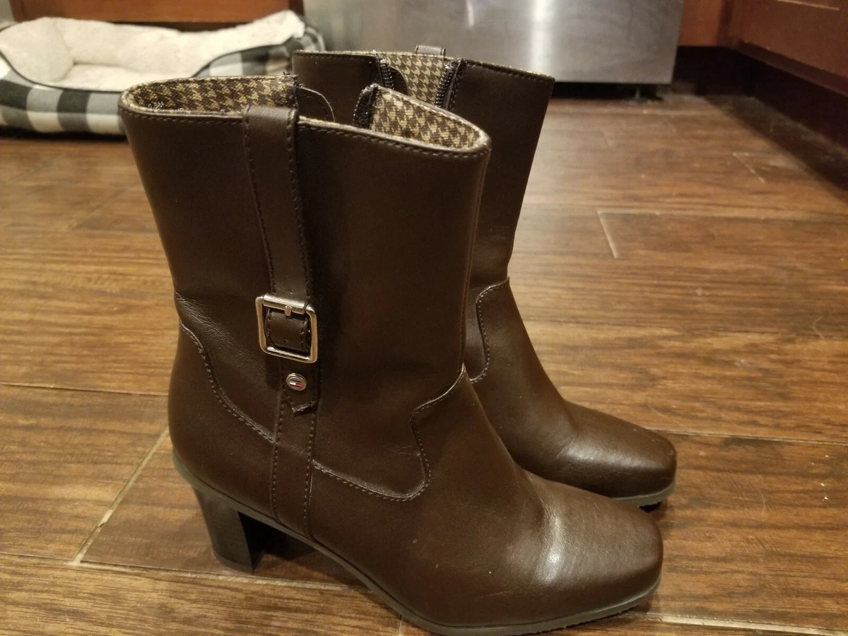 Tommy hilfiger boots clearance heels