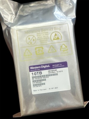 WD 10TB Purple Pro Surveillance SATA HDD Internal Hard Drive HDD - WD102PURP PRO