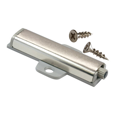 10 Pack Brushed Nickel Drawer Cabinet Door Cross Push Touch Latch Kitchen Home