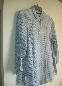 Chemise femme viscose et soie neuve MASSIMO DUTTI blanche et fleurs bleues  T 40 | eBay