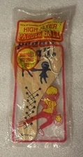 Vintage 9" High Flyer Paddle Ball - Sealed in Original Package